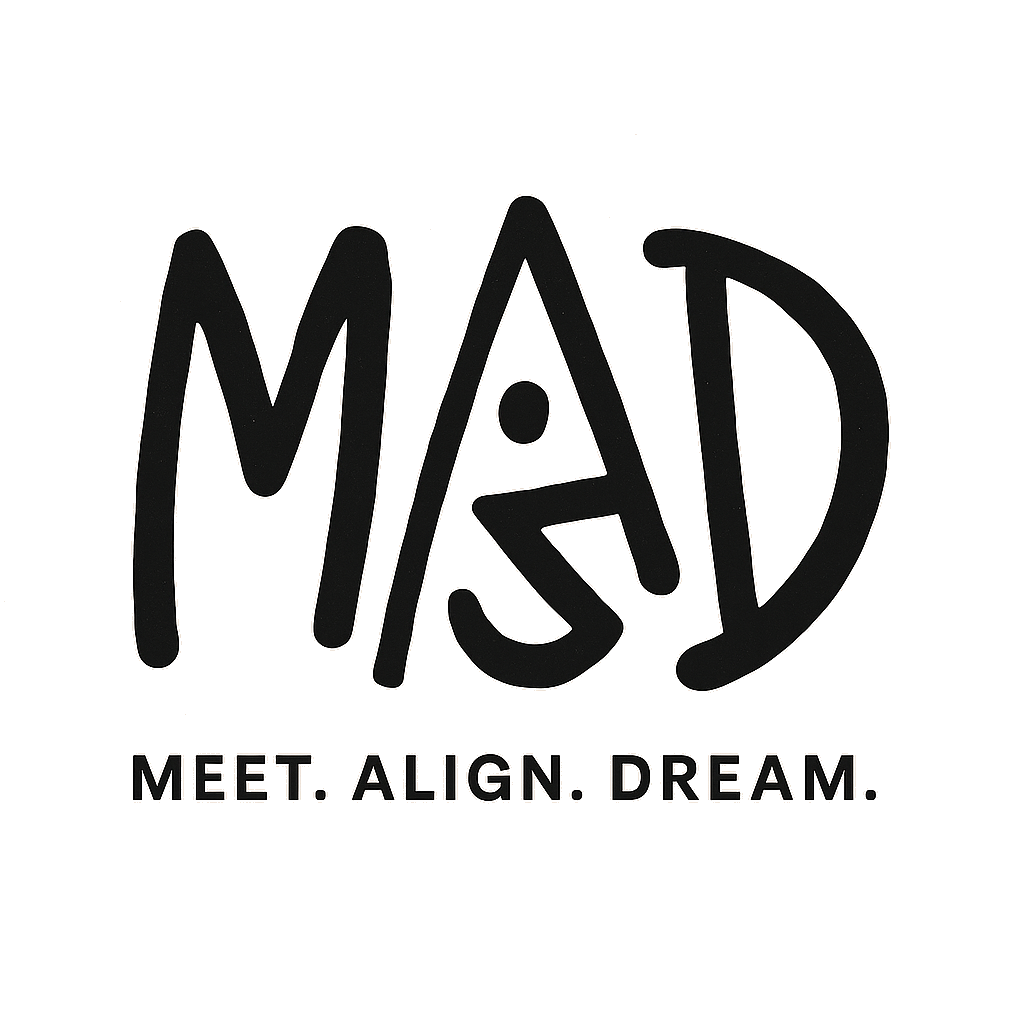 MAD Logo - Meet. Align. Dream.